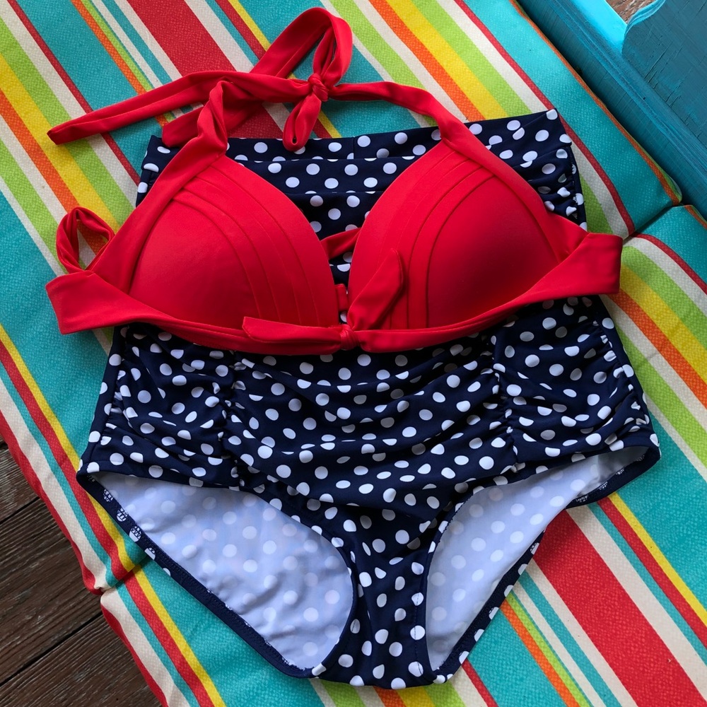 High waisted bikini